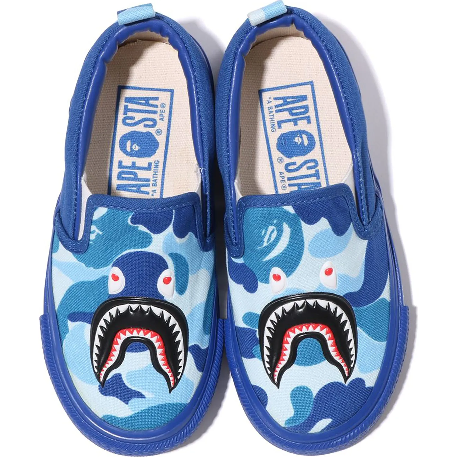 ABC CAMO SHARK PATCH SLIP ON KIDS