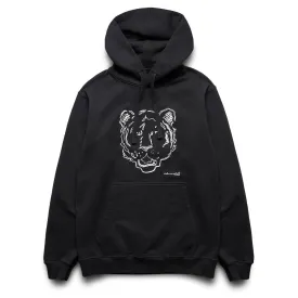 ANDY WARHOL TIGER EMBROIDERED HOODIE