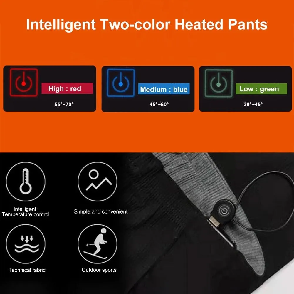 Anniou Women Intelligent USB Heated Pants