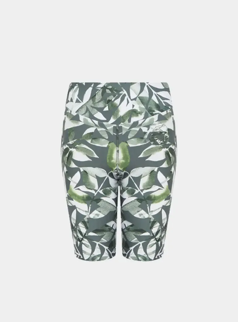 Arran Performance Cycle Shorts - Leaf Print