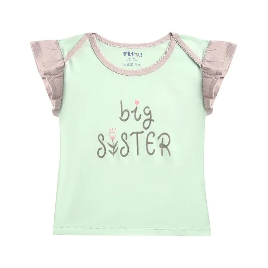 Baby Girl Sweet Spring Big Sister Top