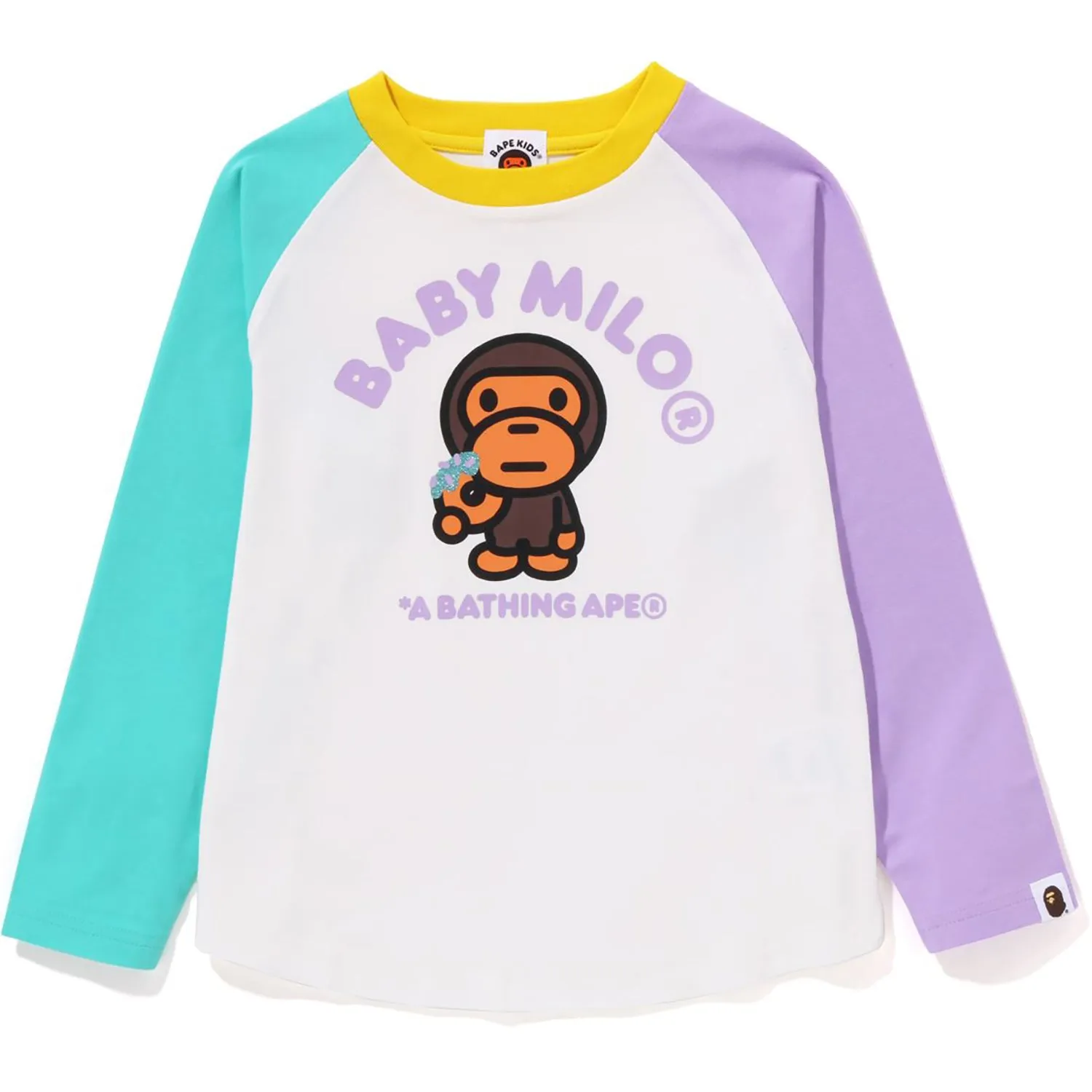 BABY MILO DONUTS RAGLAN L/S TEE KIDS