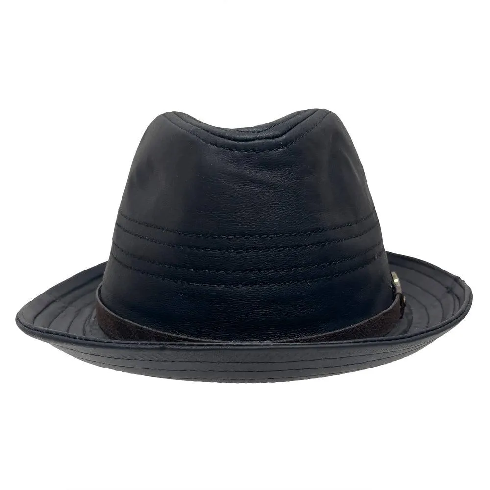 Balboa | Womens Leather Fedora Hat