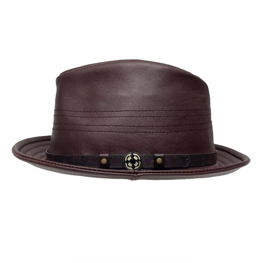 Balboa | Womens Leather Fedora Hat