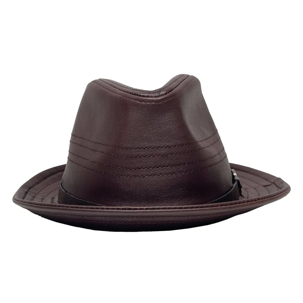 Balboa | Womens Leather Fedora Hat