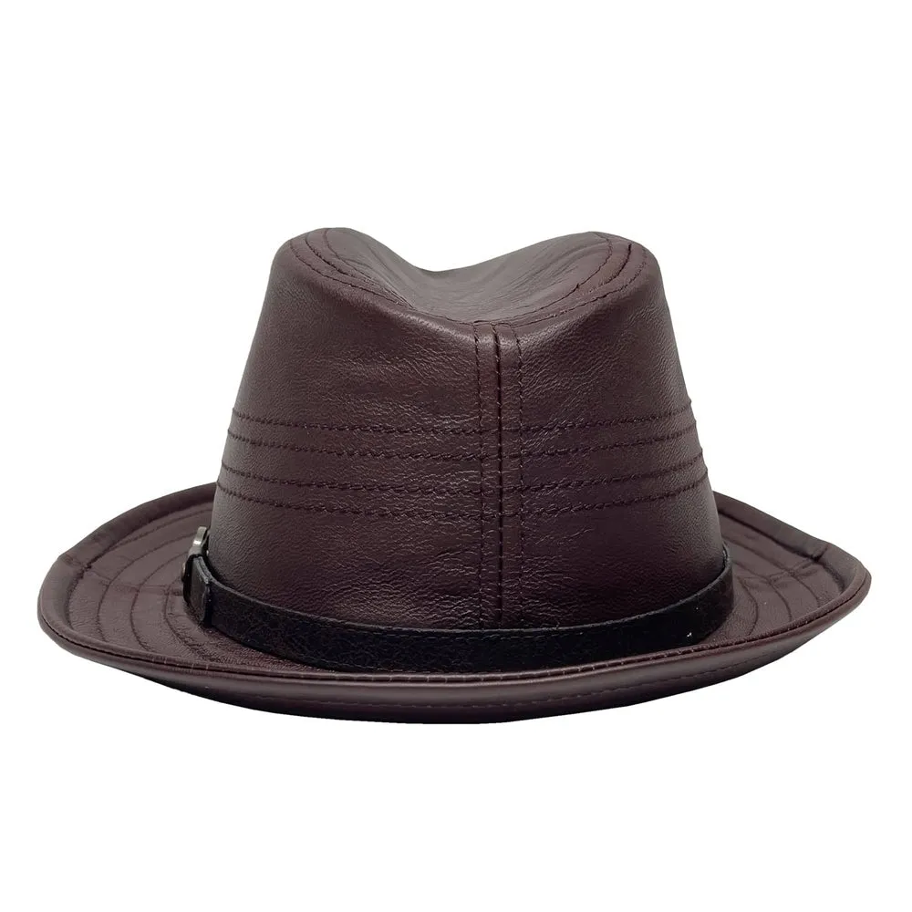 Balboa | Womens Leather Fedora Hat