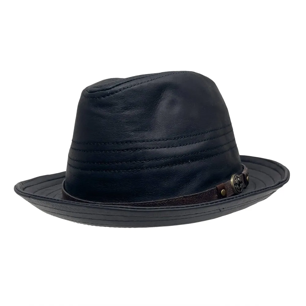 Balboa | Womens Leather Fedora Hat