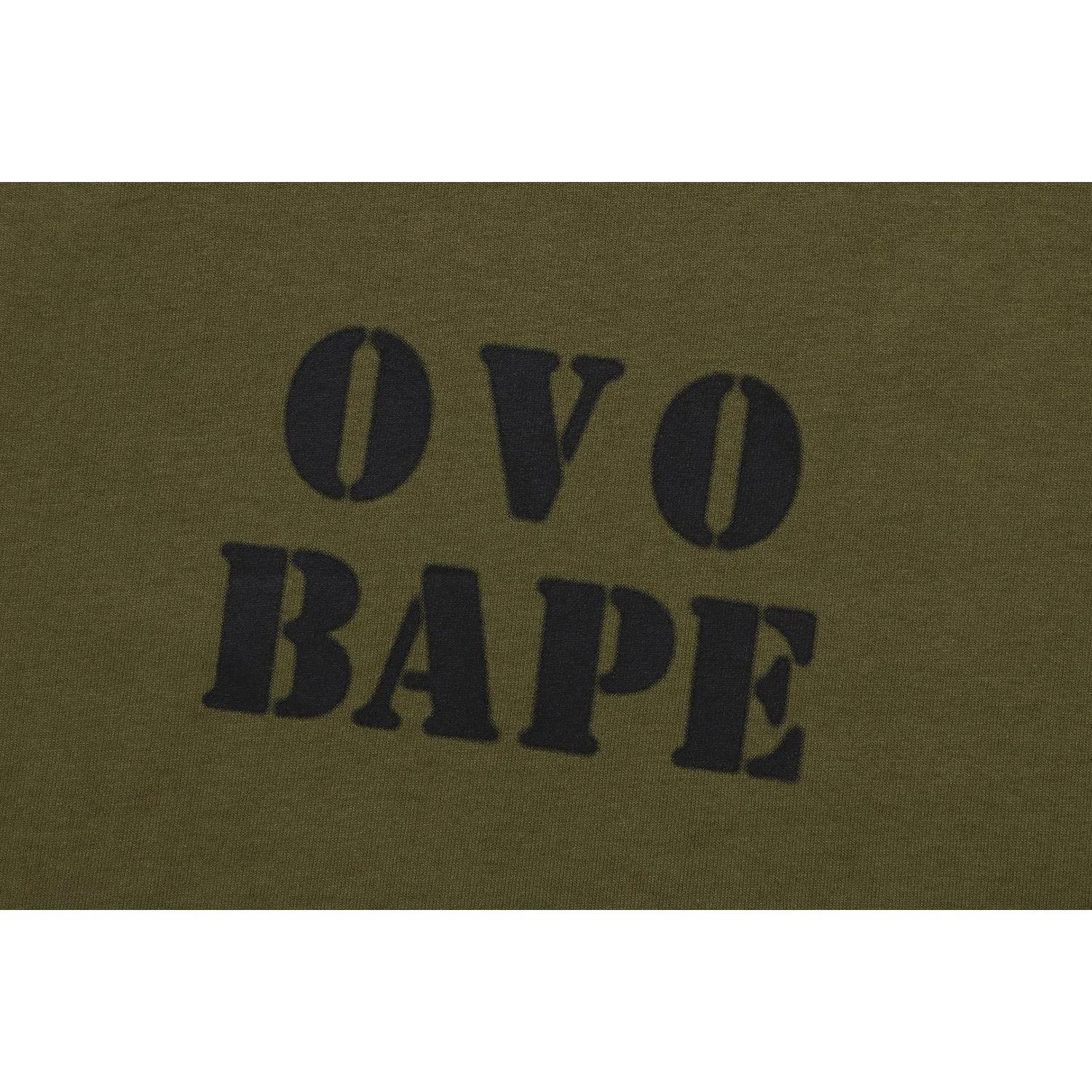 BAPE X OVO STENCIL LOGO TEE MENS