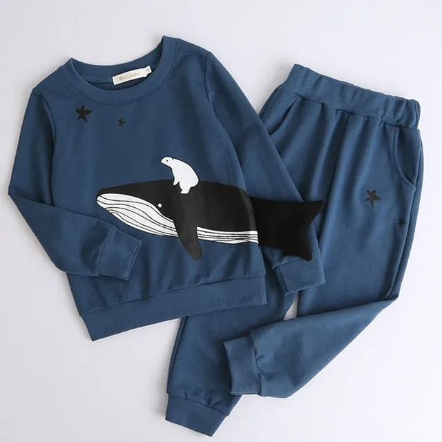 Bear Leader Boys Clothing Sets New Autumn Fashion Style Long Sleeve