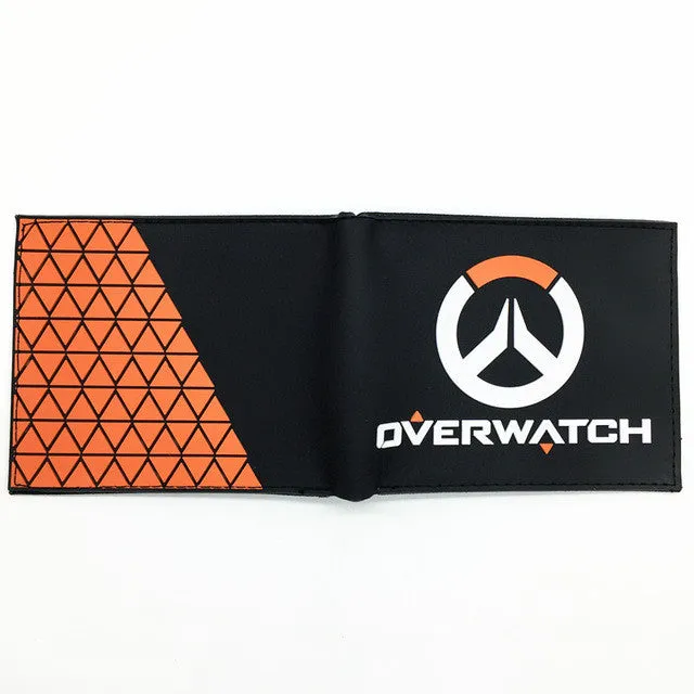 Blizzard Game Overwatch/Tokyo Ghoul 3D Wallets Tracer Reaper Overwatch Purse Billetera For Teenager Leather Money Bag