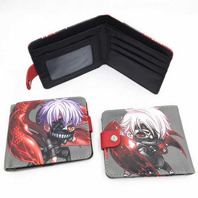 Blizzard Game Overwatch/Tokyo Ghoul 3D Wallets Tracer Reaper Overwatch Purse Billetera For Teenager Leather Money Bag