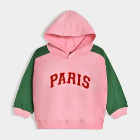 Bonjour Rouge Patch Work Sweatshirt