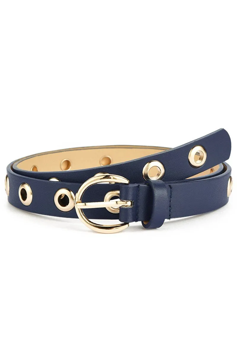 CASUAL ROUND BUCKLE FASHION BELT