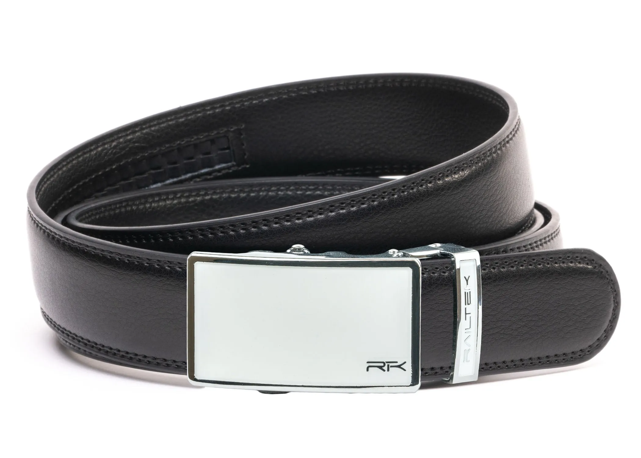 Chrome White Railtek™ Belt