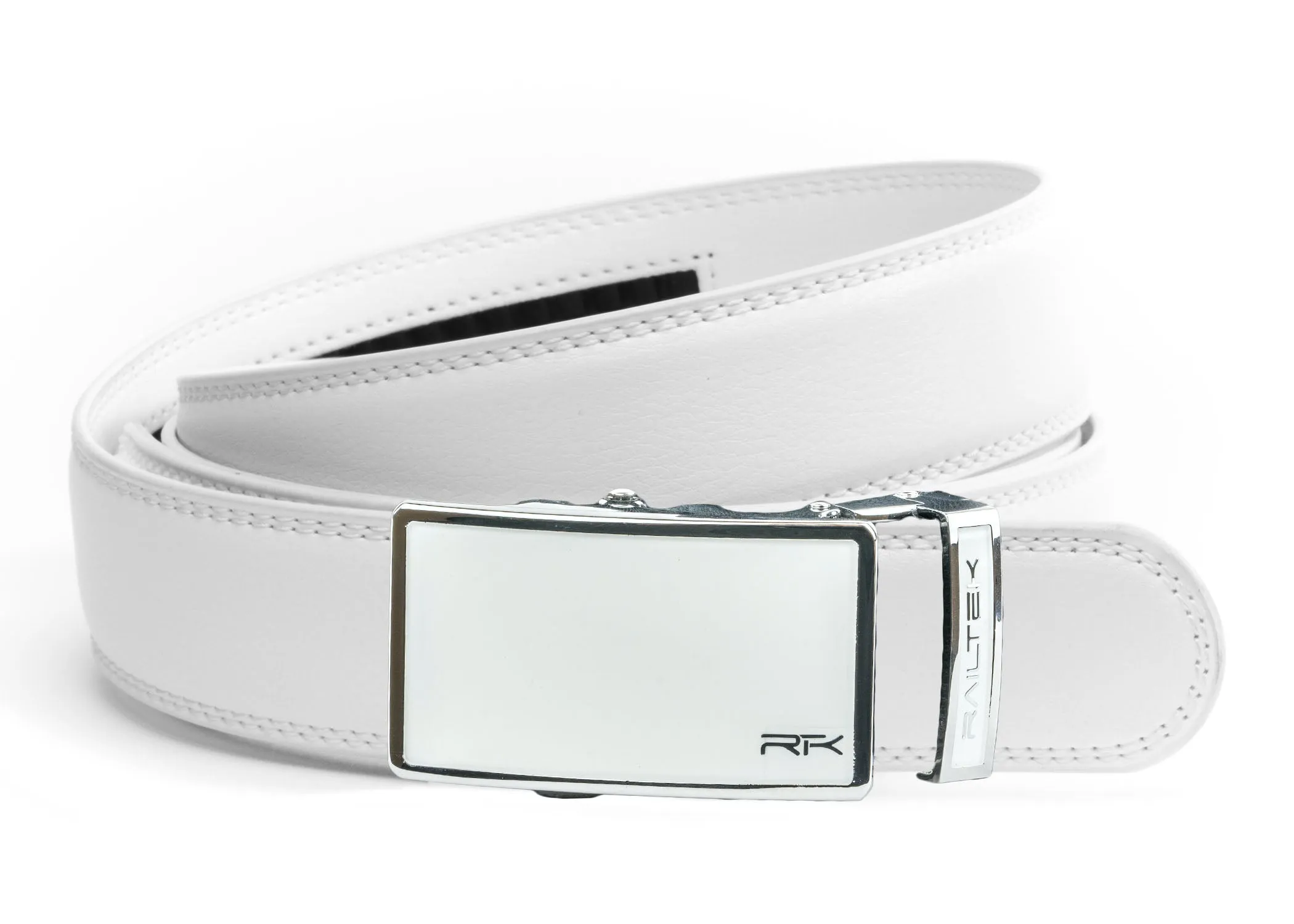 Chrome White Railtek™ Belt