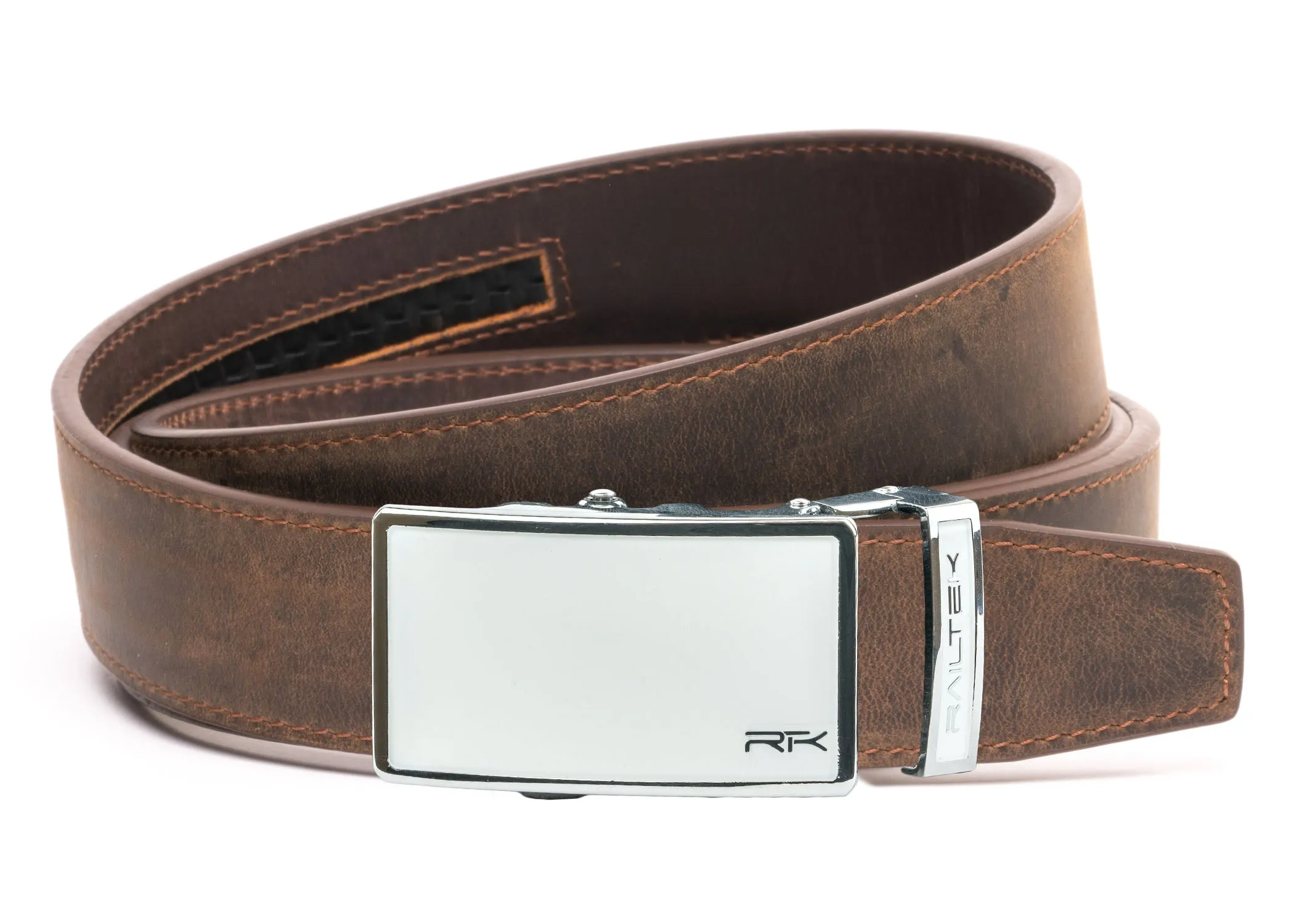 Chrome White Railtek™ Belt