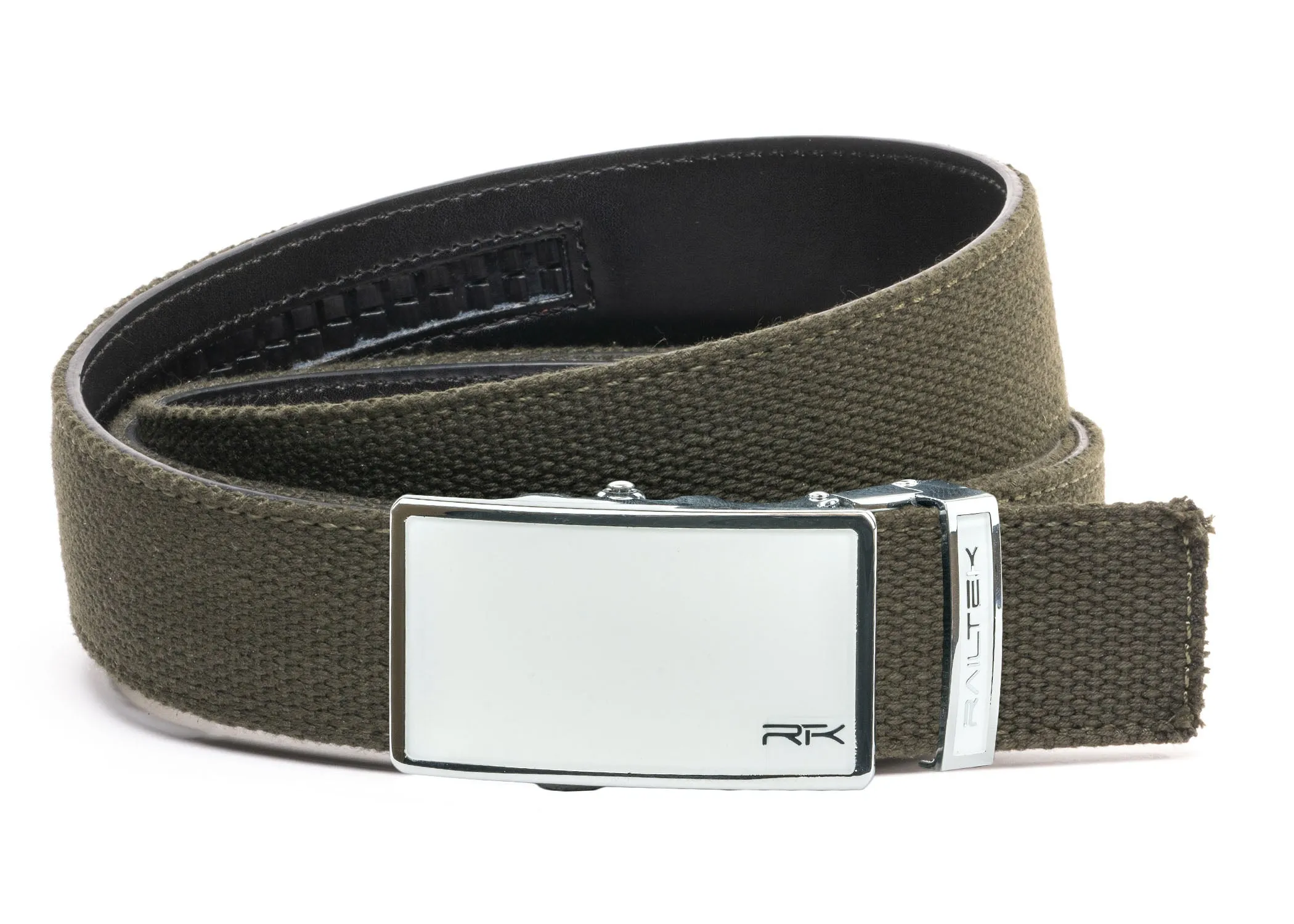 Chrome White Railtek™ Belt