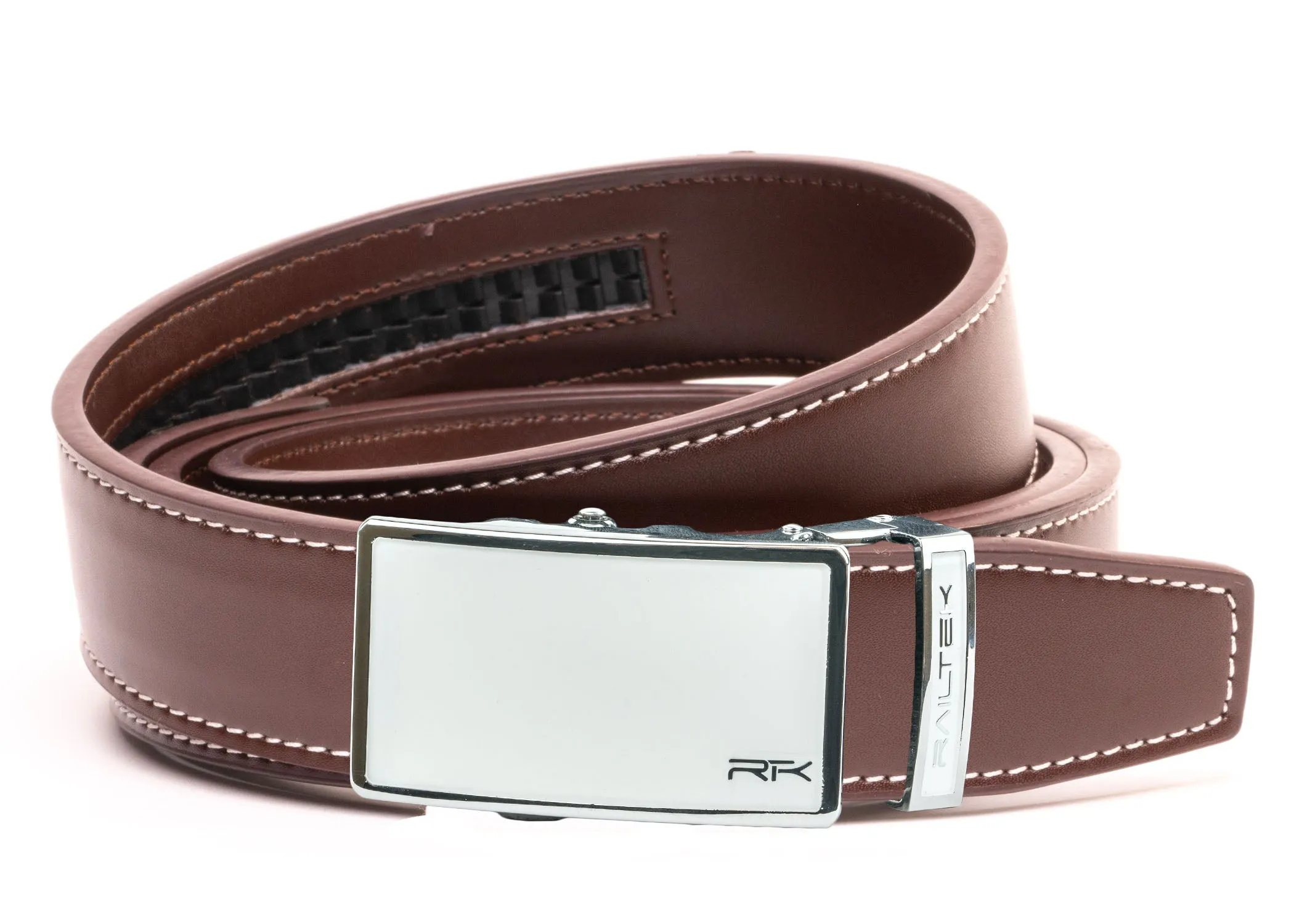 Chrome White Railtek™ Belt