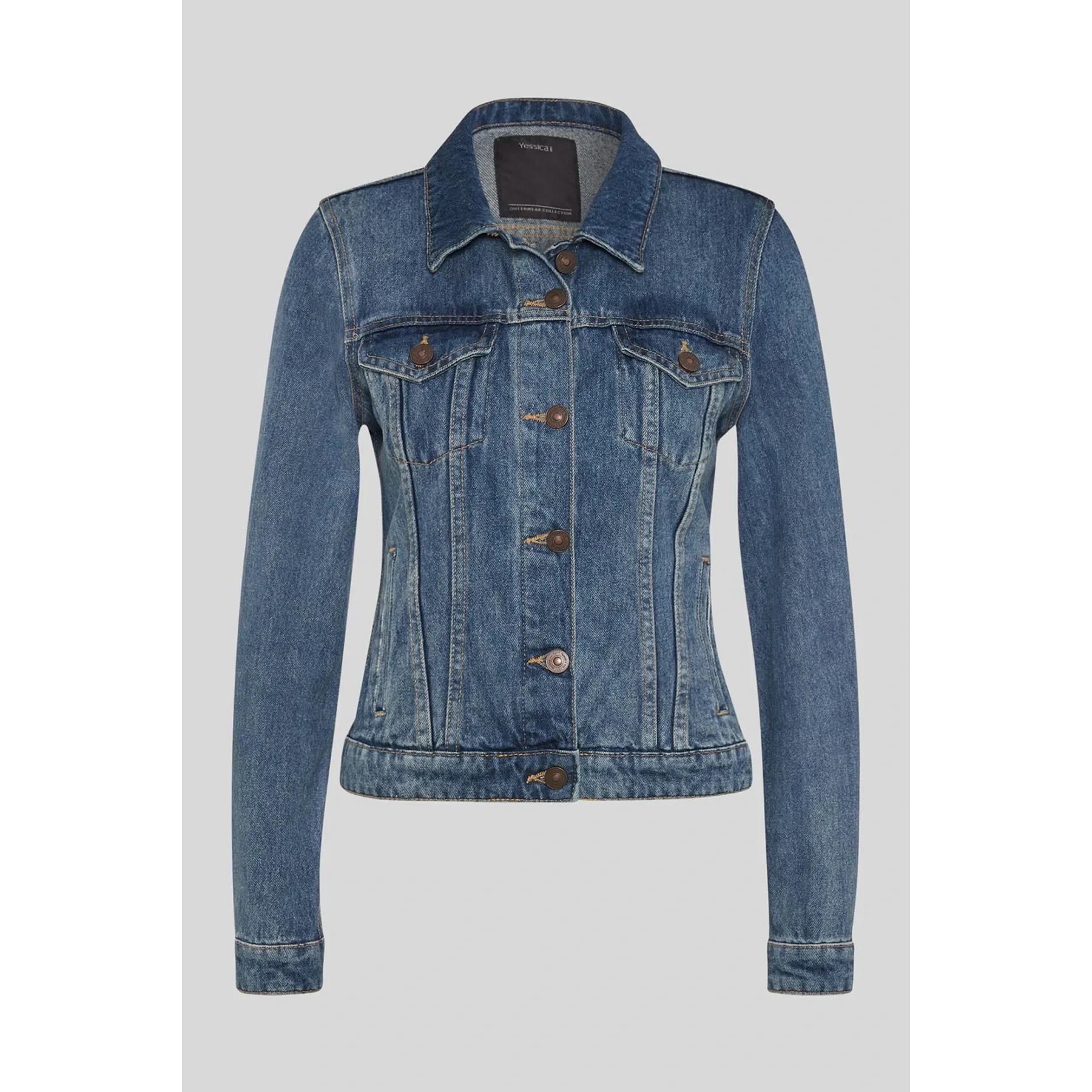 Dark Vintage Blue Denim Jacket