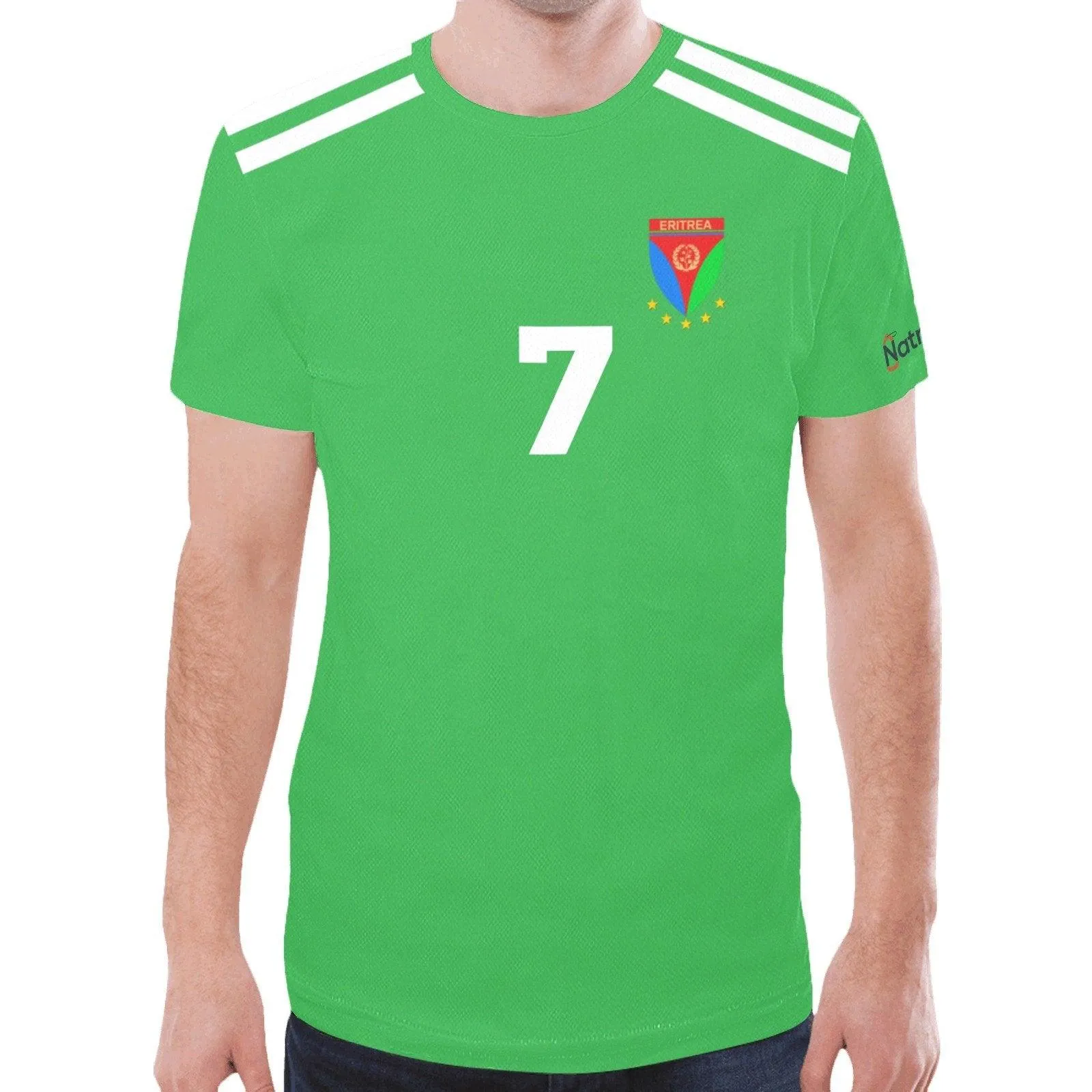 Eritrea football National team Men Jersy Green New All Over Print T-shirt for Men (Model T45)