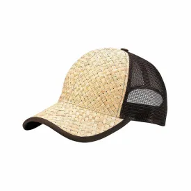 Fashion Straw Trucker Cap