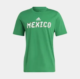 Fifa World Cup 2022 Mexico Mens Short Sleeve Shirt (Green)