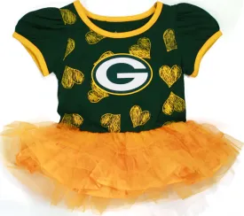 Green Bay Packers Little Girls' Love to Dance Green Tutu