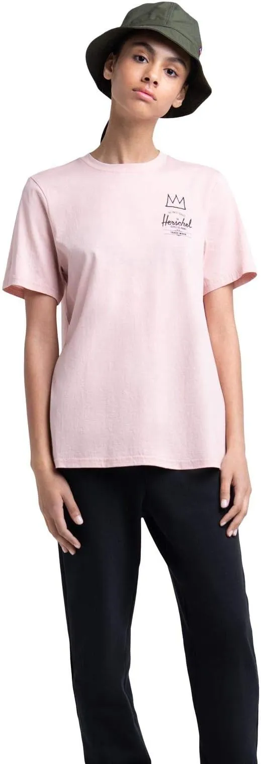 Herschel Womens T-Shirt Regular Short Sleeve Top Color Pink Size Medium