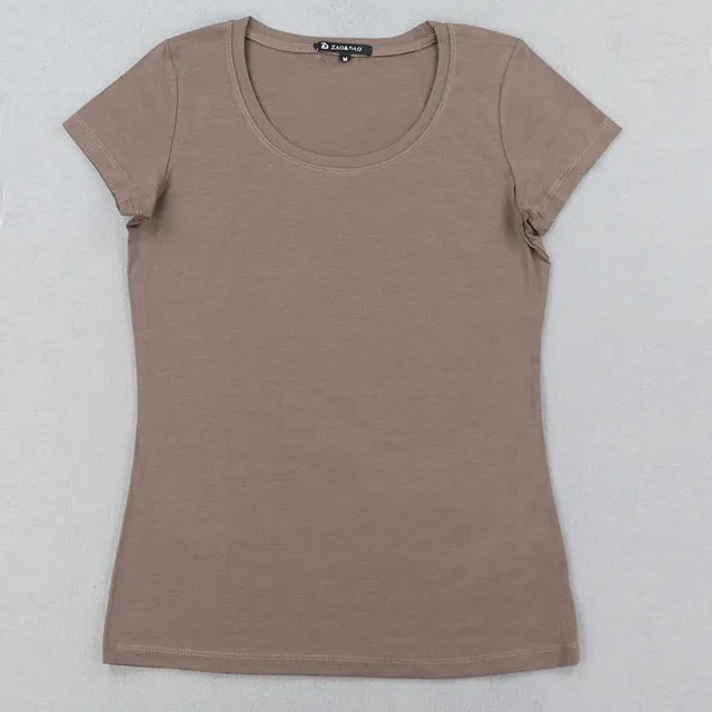 High Quality 21 Candy Color Cotton Basic T-shirt Women Casual O-neck Female T Shirt For Women Short Sleeve Female Tops 001