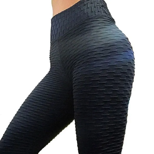 Honeycomb Printed Yoga Pants