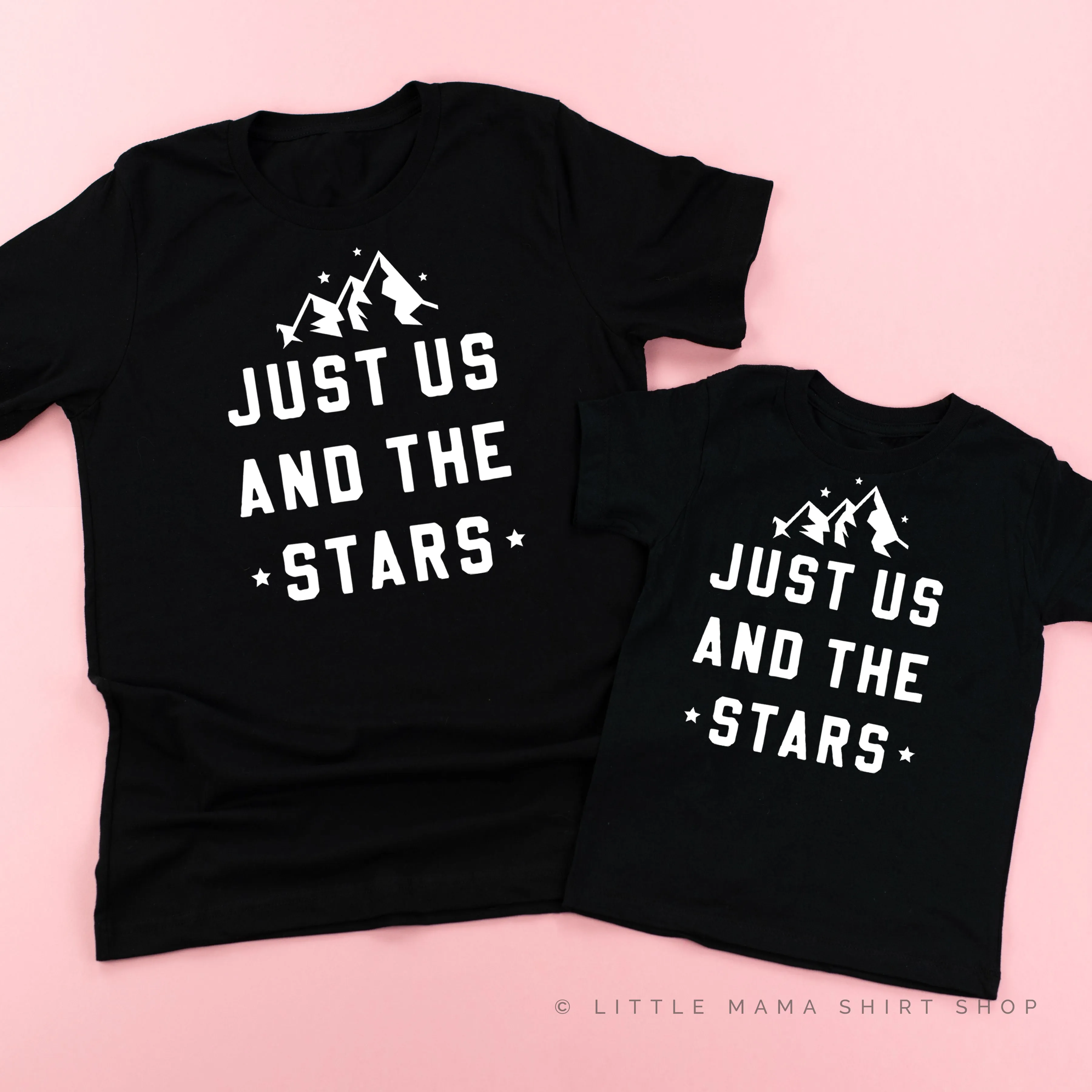 JUST US AND THE STARS - Set of 2 Shirts