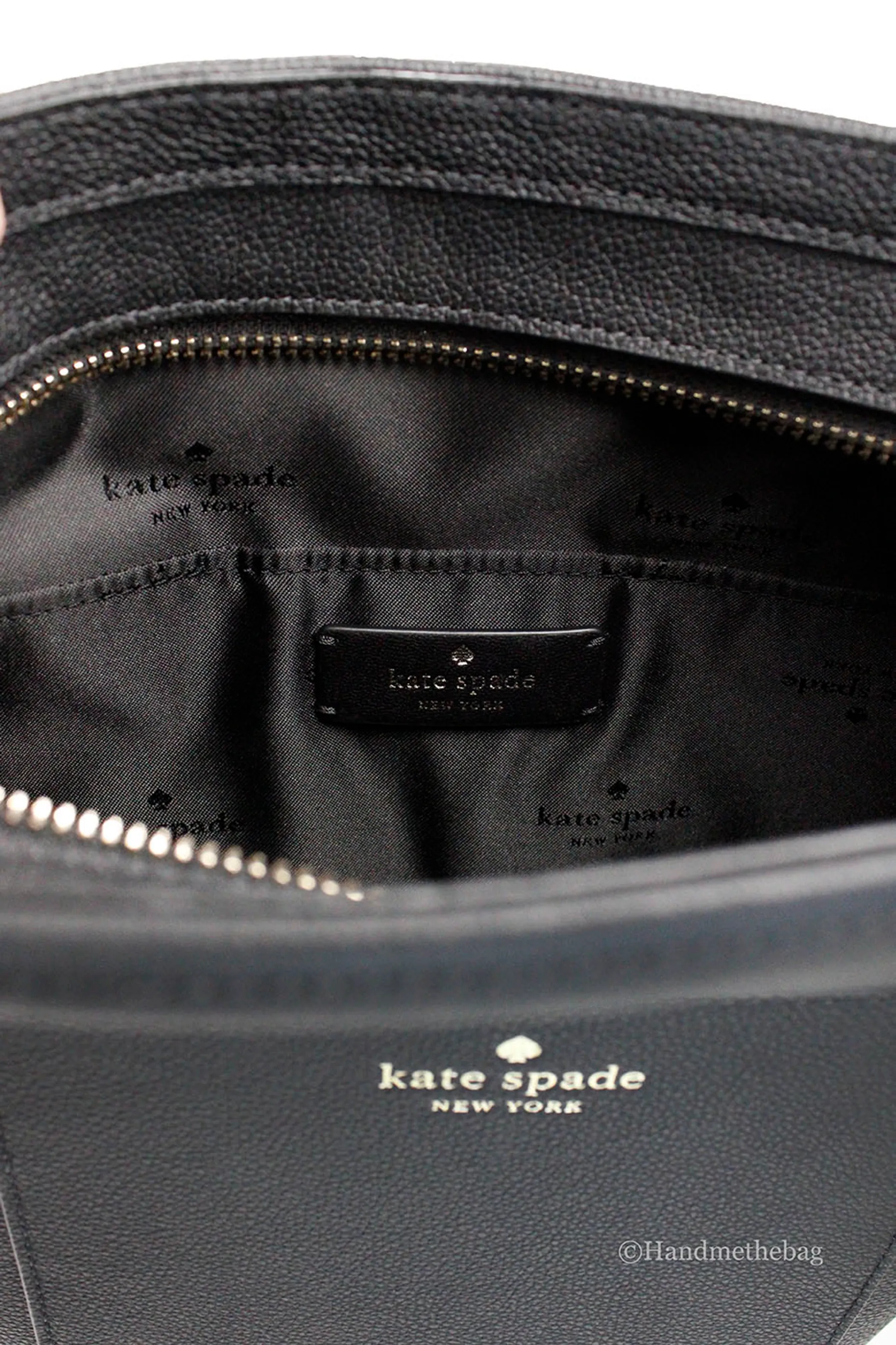 Kate Spade Elsie Small Black Leather Bucket Shoulder Bag