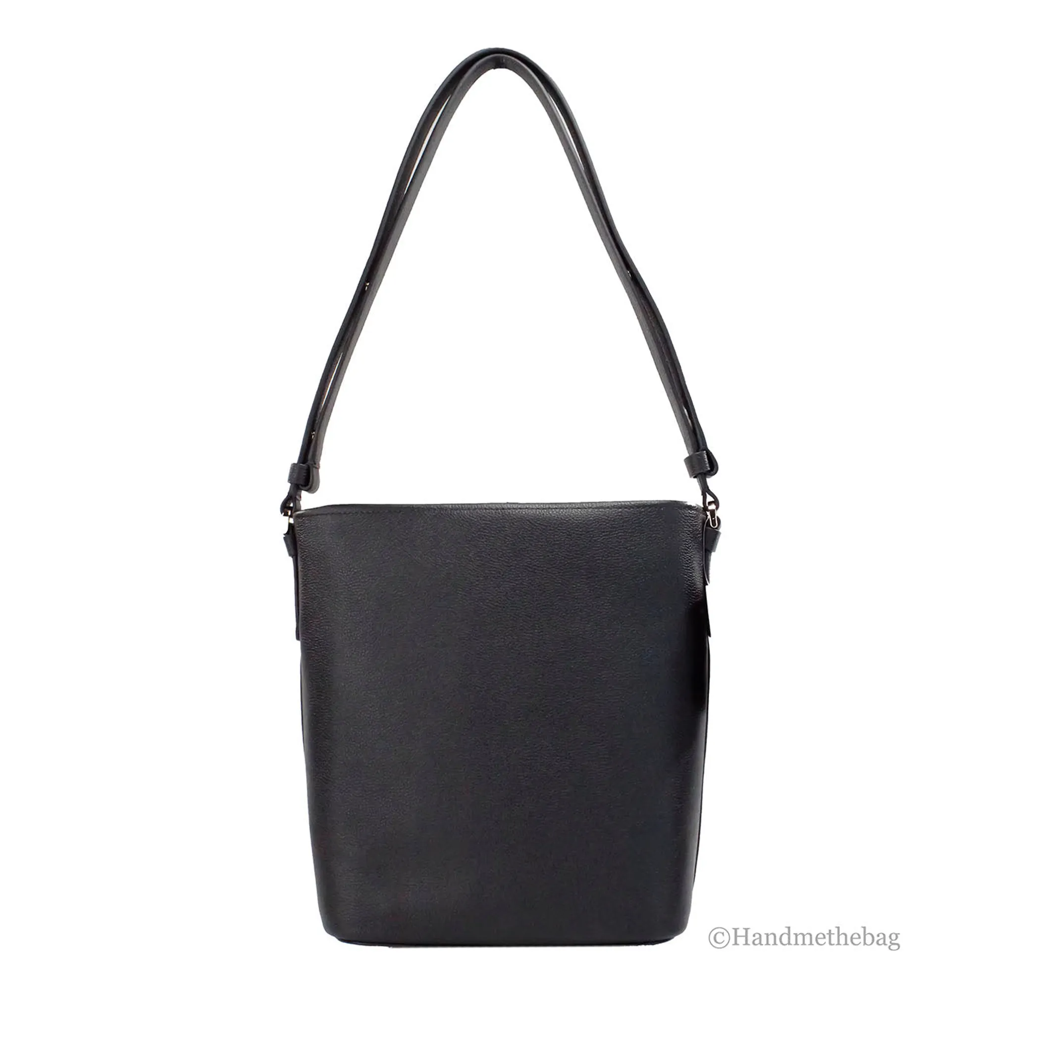 Kate Spade Elsie Small Black Leather Bucket Shoulder Bag