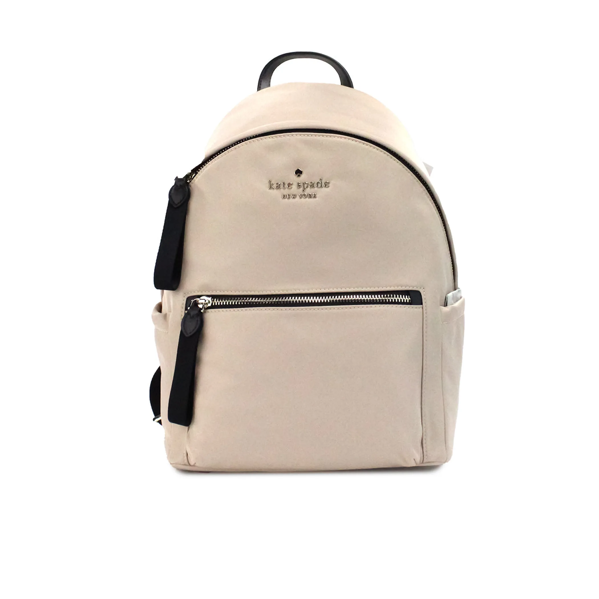 Kate Spade Medium Warm Beige Nylon Backpack