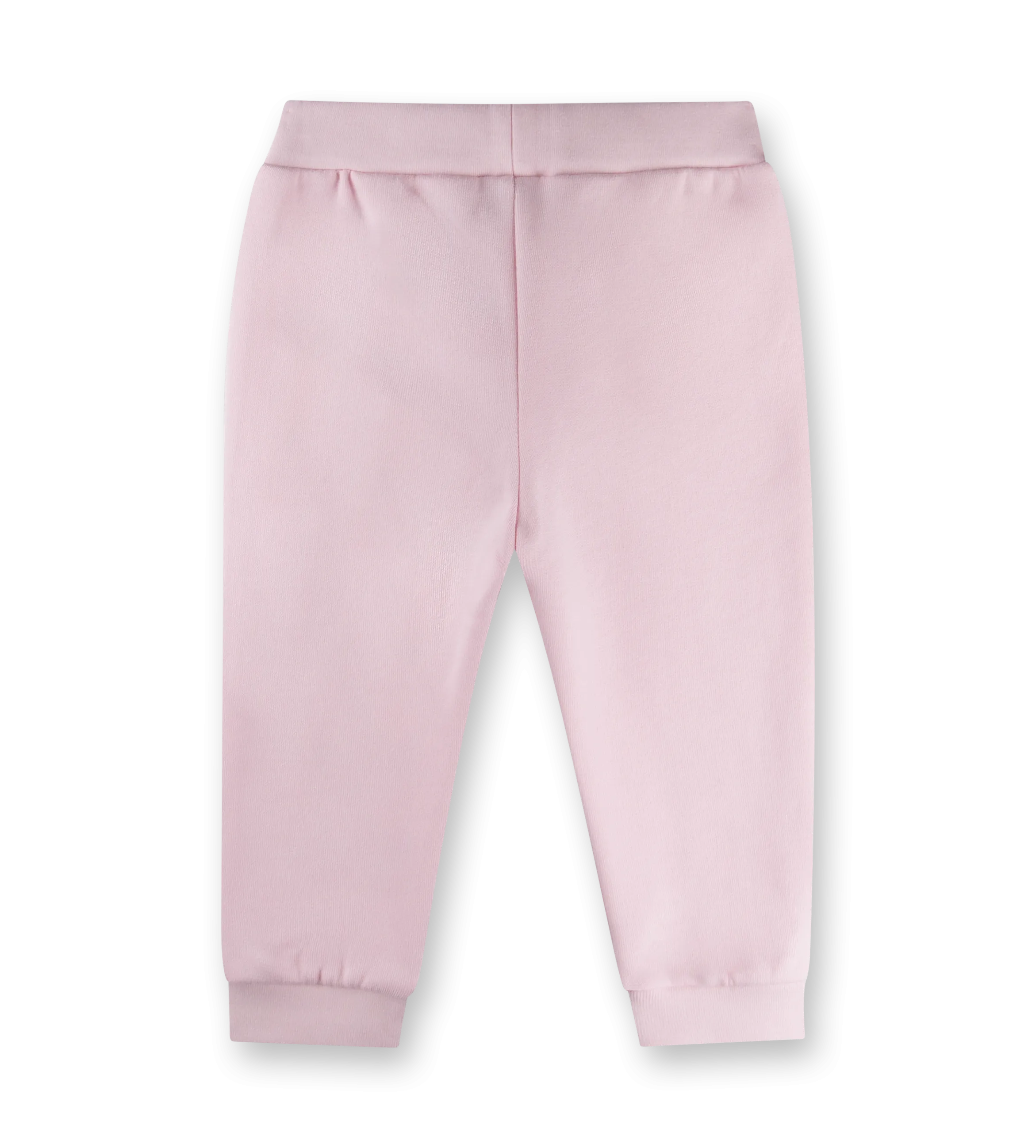 Logo-Appliqué Cotton Pants Rosa