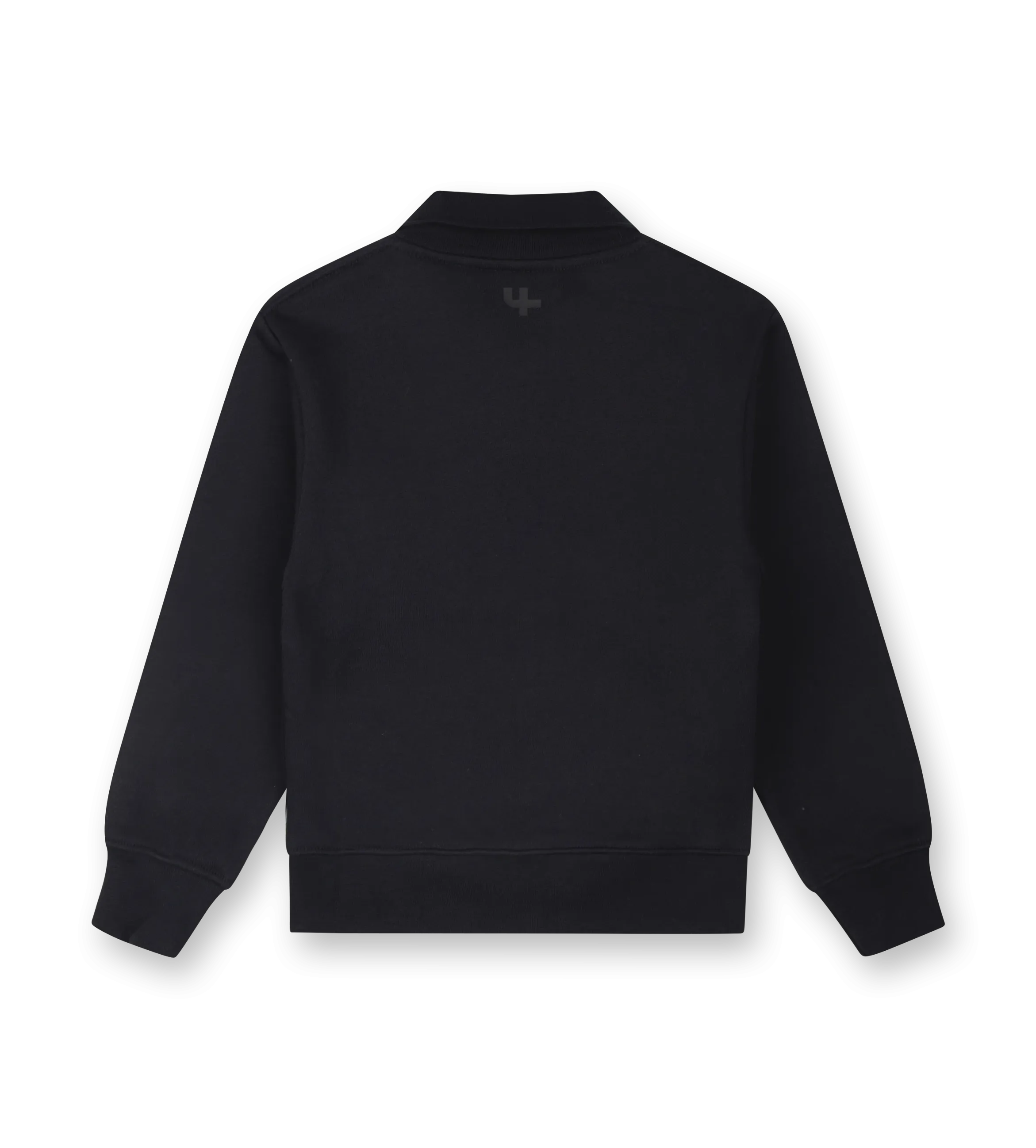 Logo Polo Sweater Black