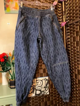 Monogram Denim Joggers by Ivy Park by Beyoncé