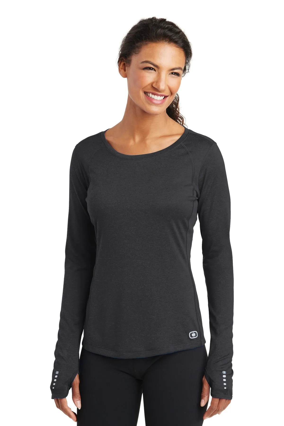 OGIO® ENDURANCE Ladies Long Sleeve Pulse Crew. LOE321