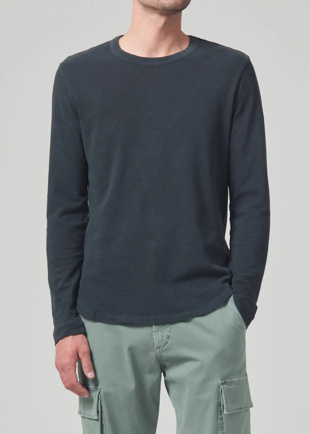 Olympus Crewneck in Charred Cedar