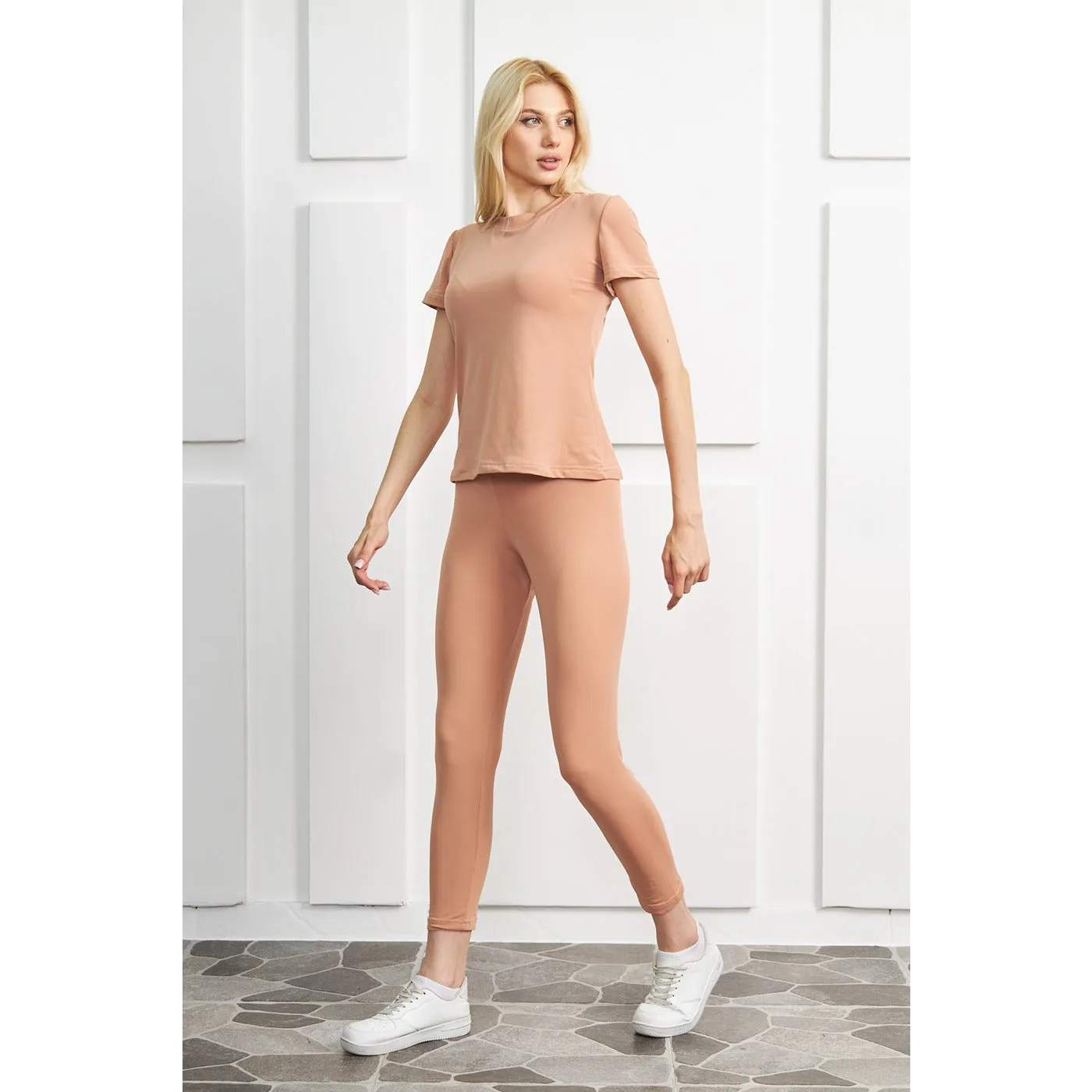 Peach Activewear Set