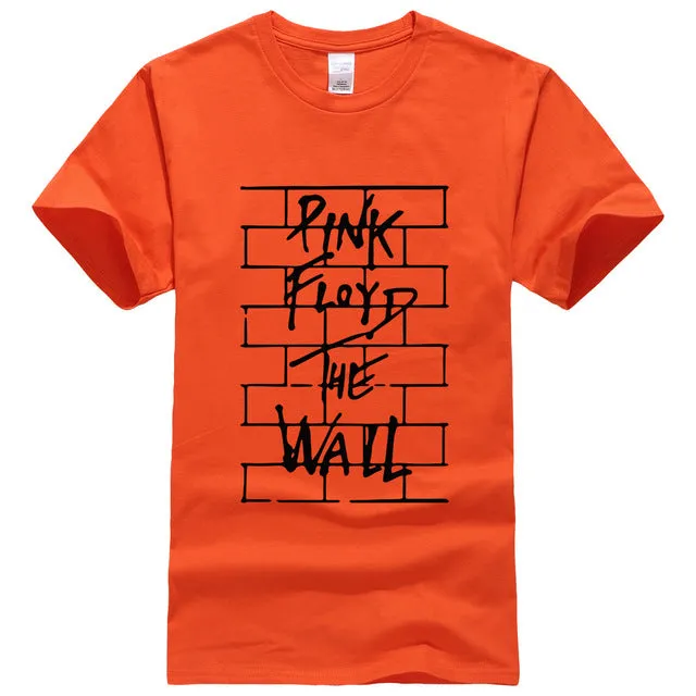 Pink Floyd The Wall Funny Print T Shirts Men's New Arrival Summer Style Short Sleeve t-shirt 2017 O Neck Streetwear Hip Hop Tops