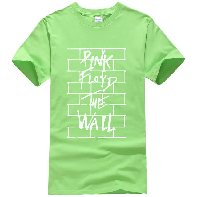 Pink Floyd The Wall Funny Print T Shirts Men's New Arrival Summer Style Short Sleeve t-shirt 2017 O Neck Streetwear Hip Hop Tops