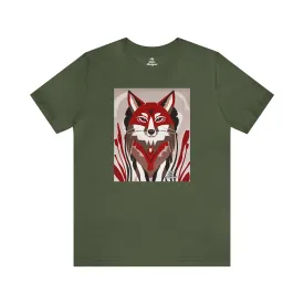 Red Coyote, Soft 100% Jersey Cotton T-Shirt, Unisex, Short Sleeve, Retail Fit