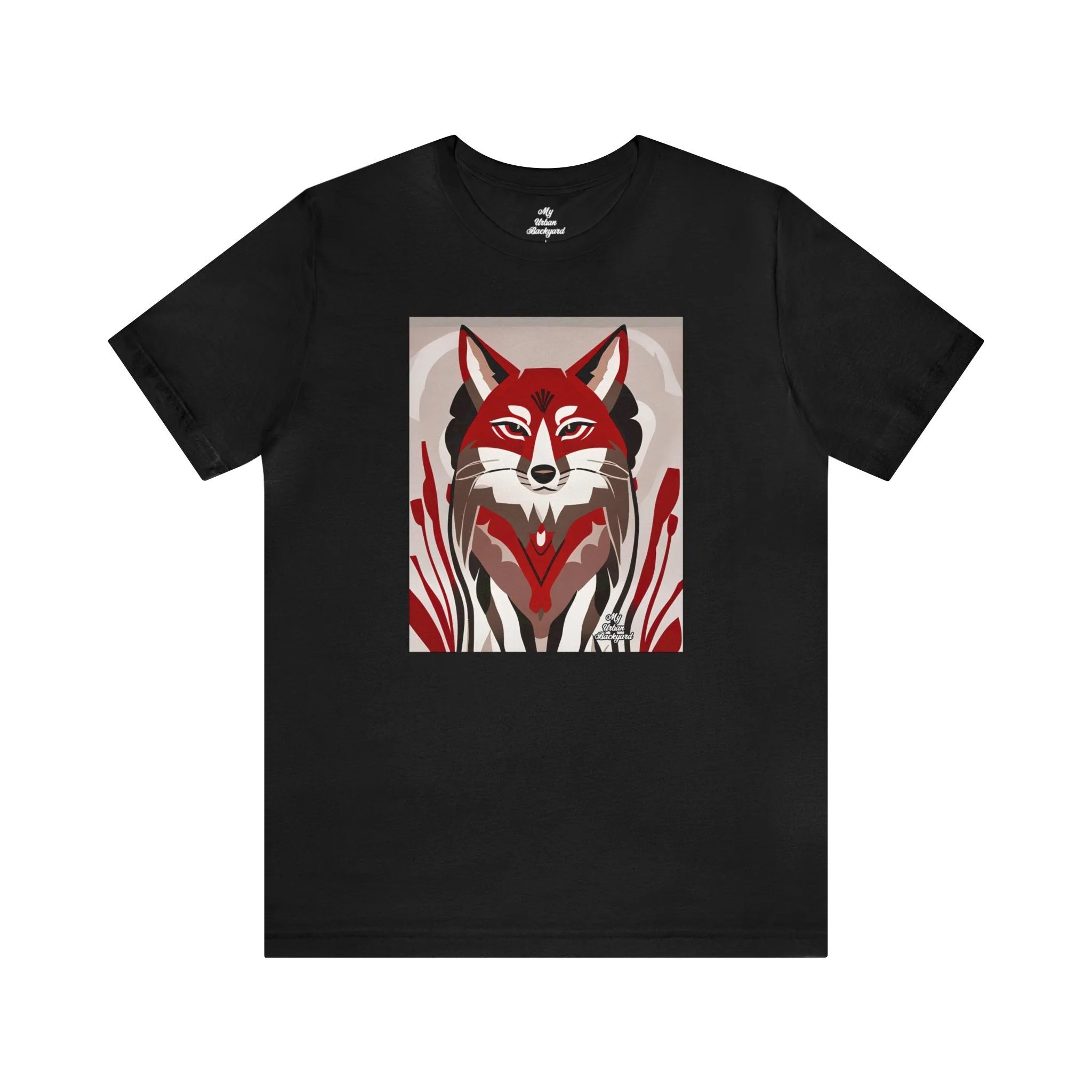 Red Coyote, Soft 100% Jersey Cotton T-Shirt, Unisex, Short Sleeve, Retail Fit