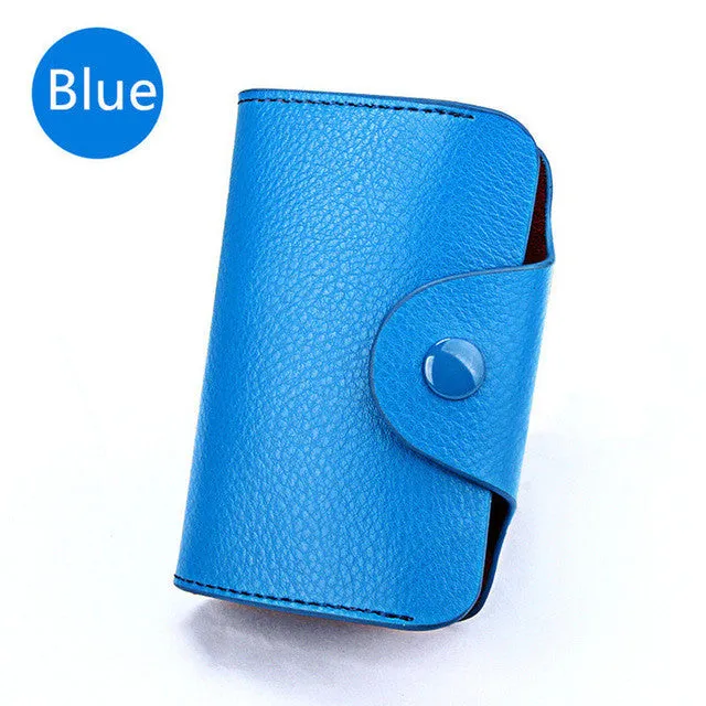 Slymaoyi Genuine Leather Unisex Card Holder Wallets High Quality Female Credit Card Holders Women Pillow Organizer Purse