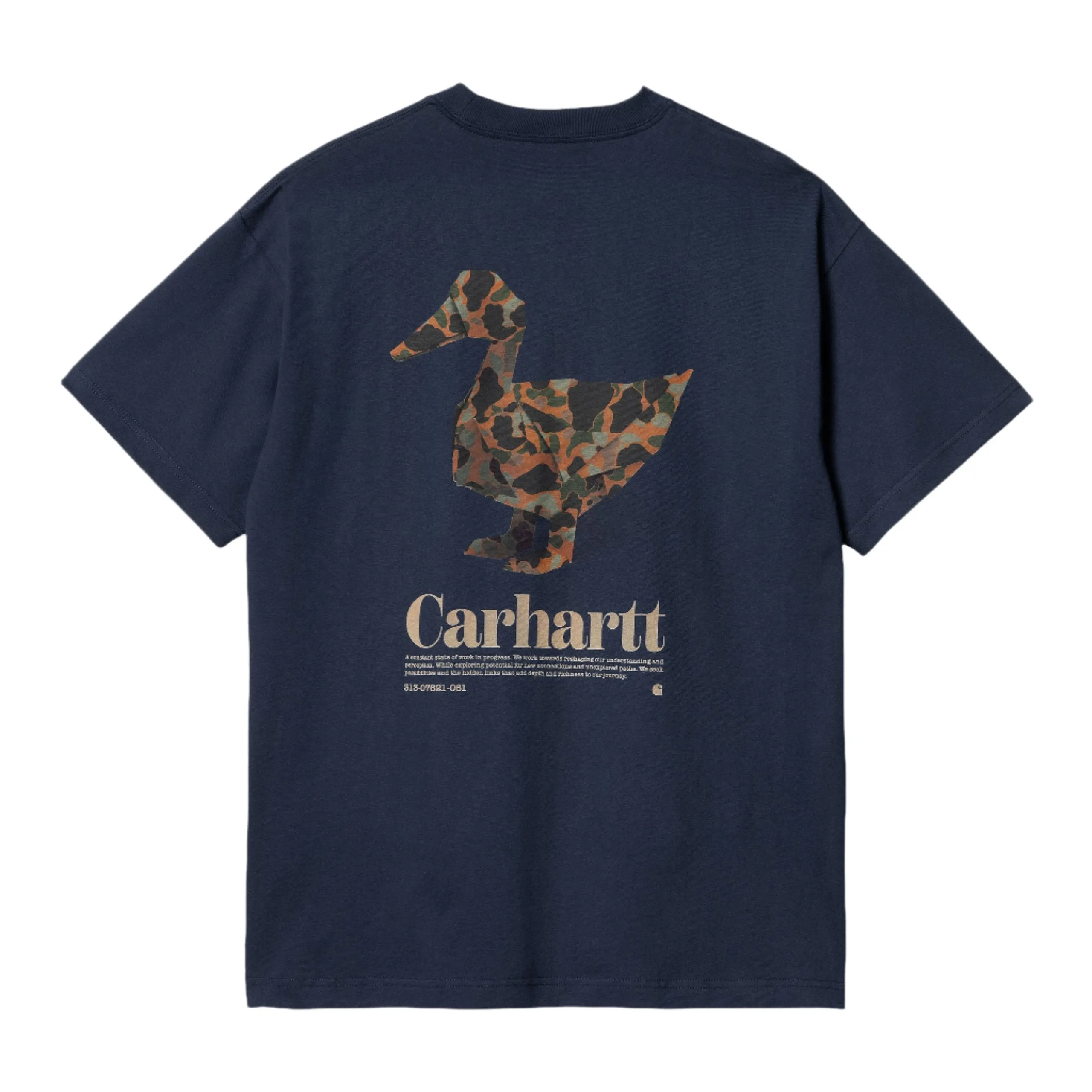 S/S Fold Duck T-Shirt / CARHARTT WIP / AIR FORCE BLUE