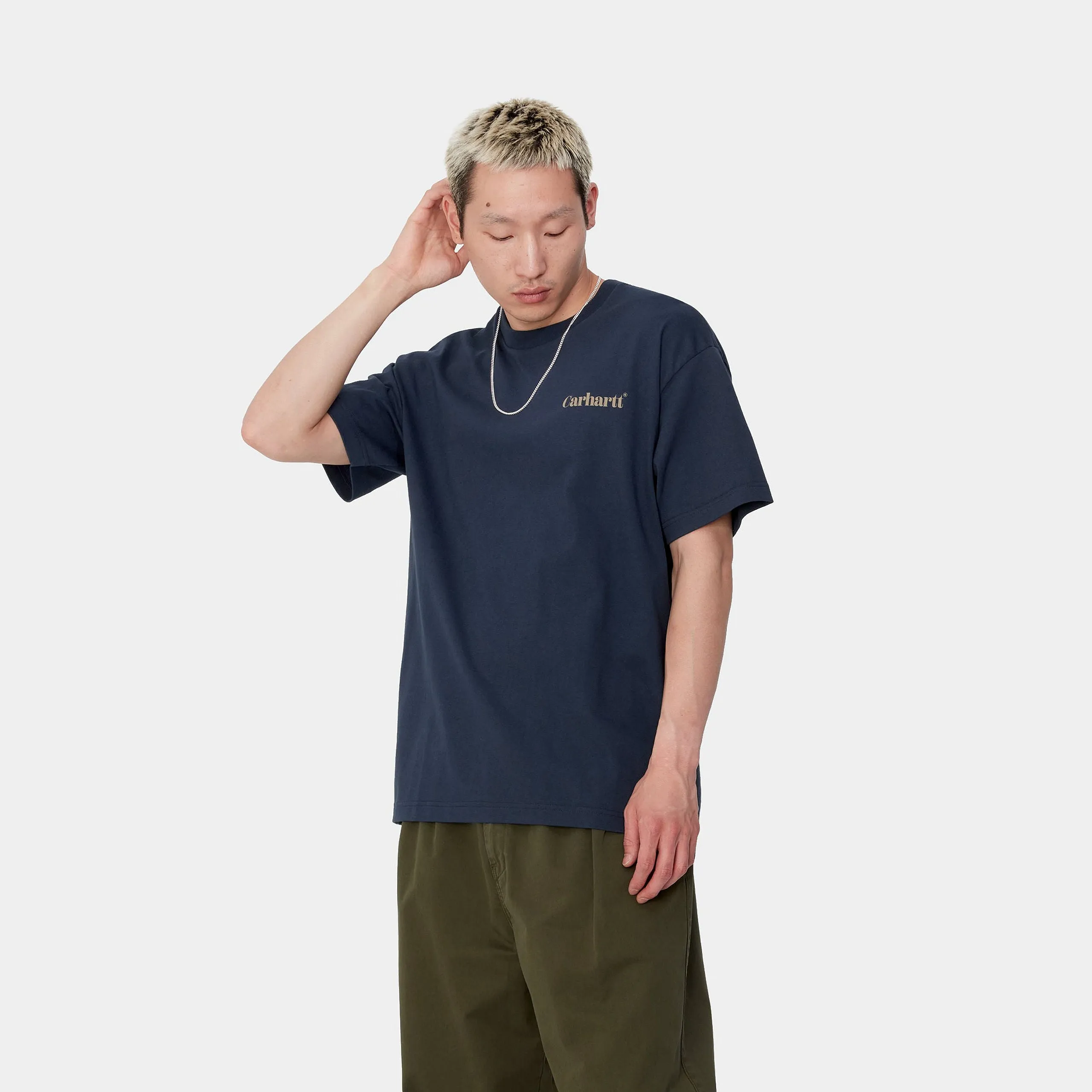 S/S Fold Duck T-Shirt / CARHARTT WIP / AIR FORCE BLUE