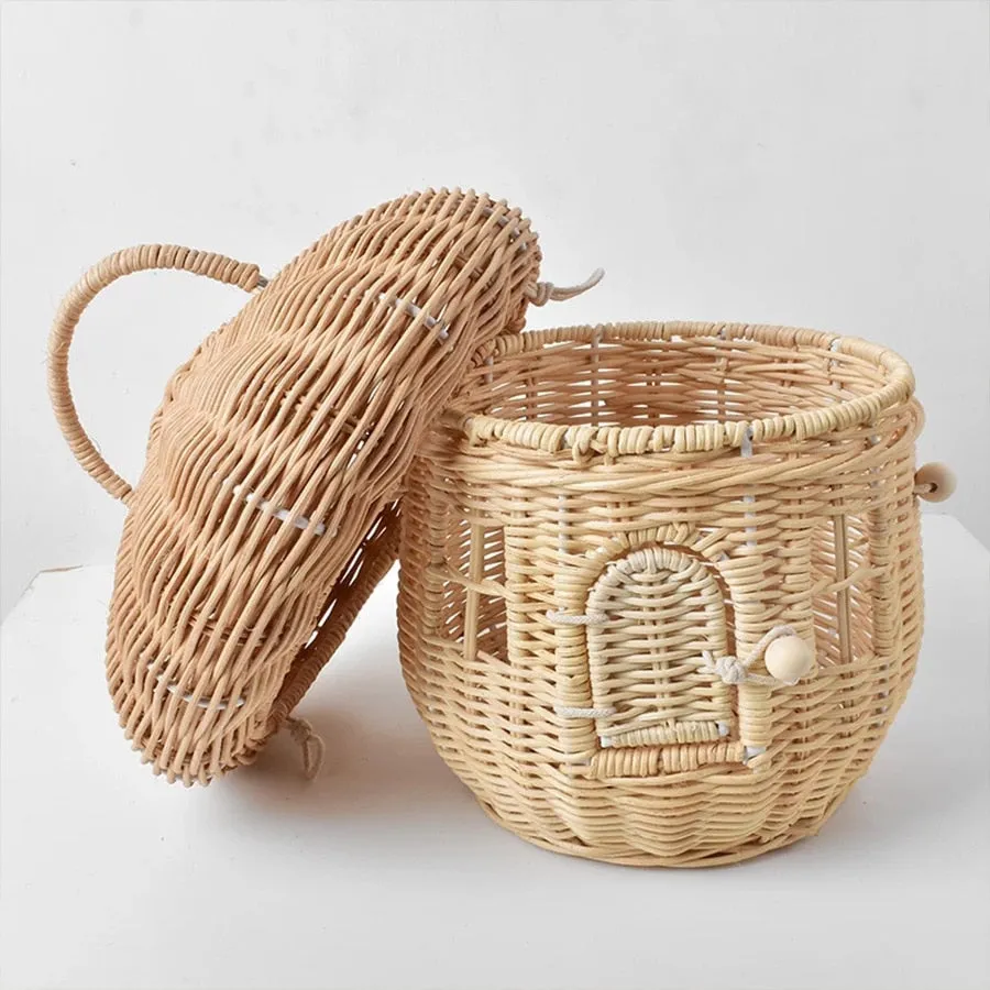 TEEK - Mushroom Basket and Acorn Straw Bags