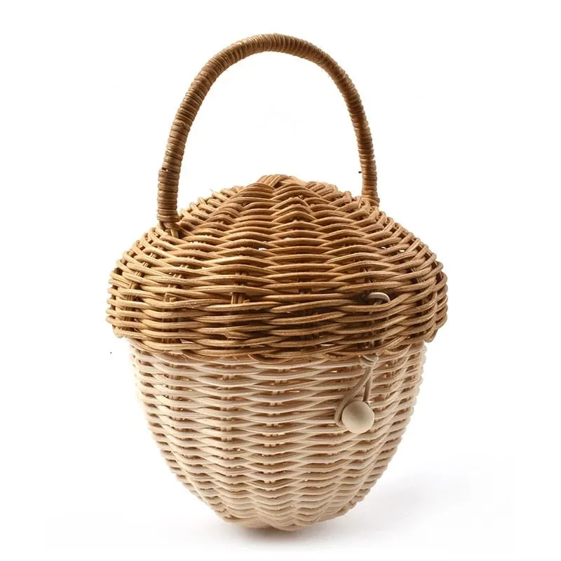 TEEK - Mushroom Basket and Acorn Straw Bags