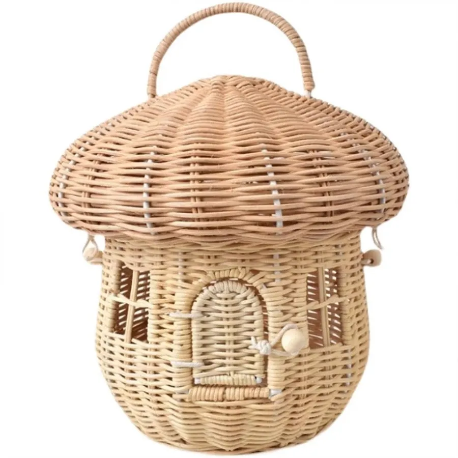 TEEK - Mushroom Basket and Acorn Straw Bags